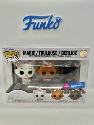 The Aristocats Marie Toulouse Berlioz 3 Pack Flocked