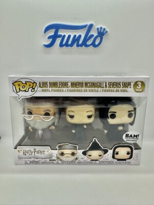 Harry Potter Albus Dumbledore Minerva McGonagall Severus Snape 3 Pack