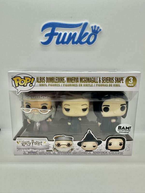 IMG_8100 Harry Potter Albus Dumbledore Minerva McGonagall Severus Snape 3 Pack