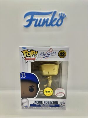 MLB Jackie Robinson 42 Chase Gold