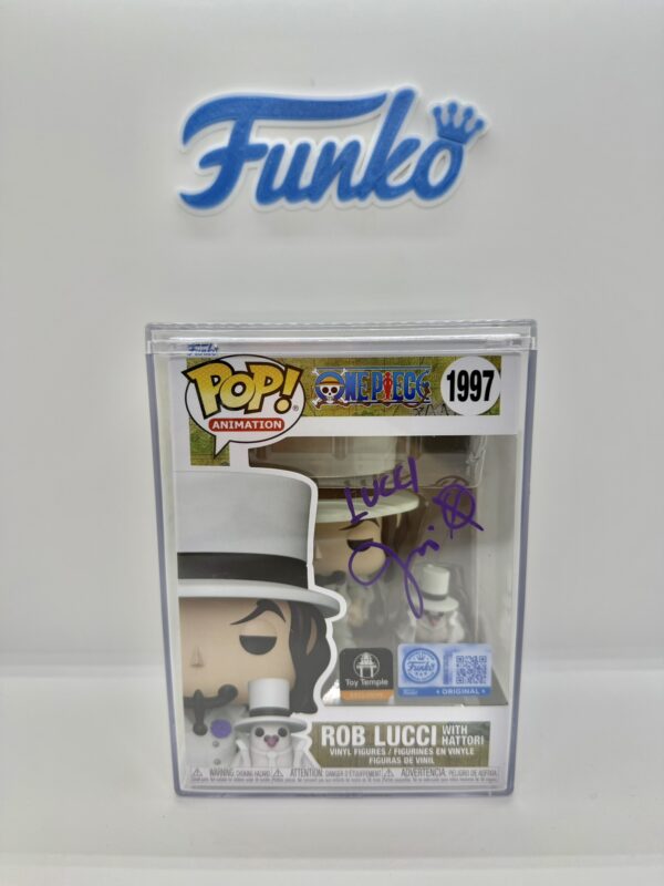IMG_0924 One Piece Rob Lucci Funko 1997 signé Jason Liebrecht JSA