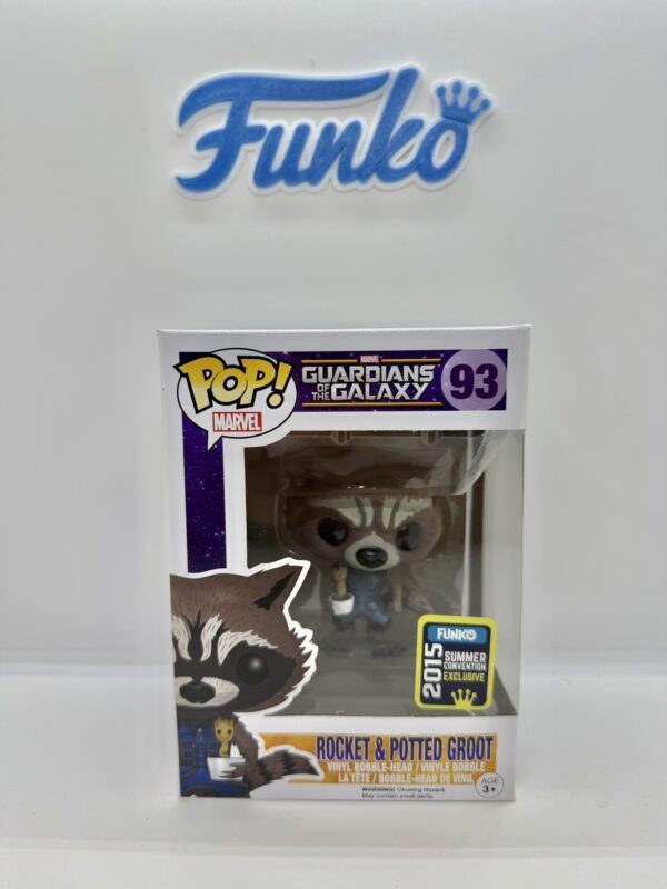 IMG_1732 Guardians Of The Galaxy Rocket & Potted Groot 93 Summer 2015