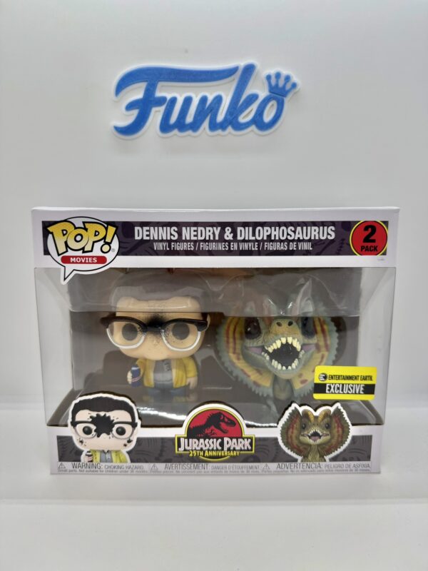 Jurassic Park Dennis Nedry & Dilophosaurus 2 Pack